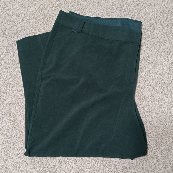 Lane Bryant Allie Hunter Green Ankle Pants - Picture 4 of 6
